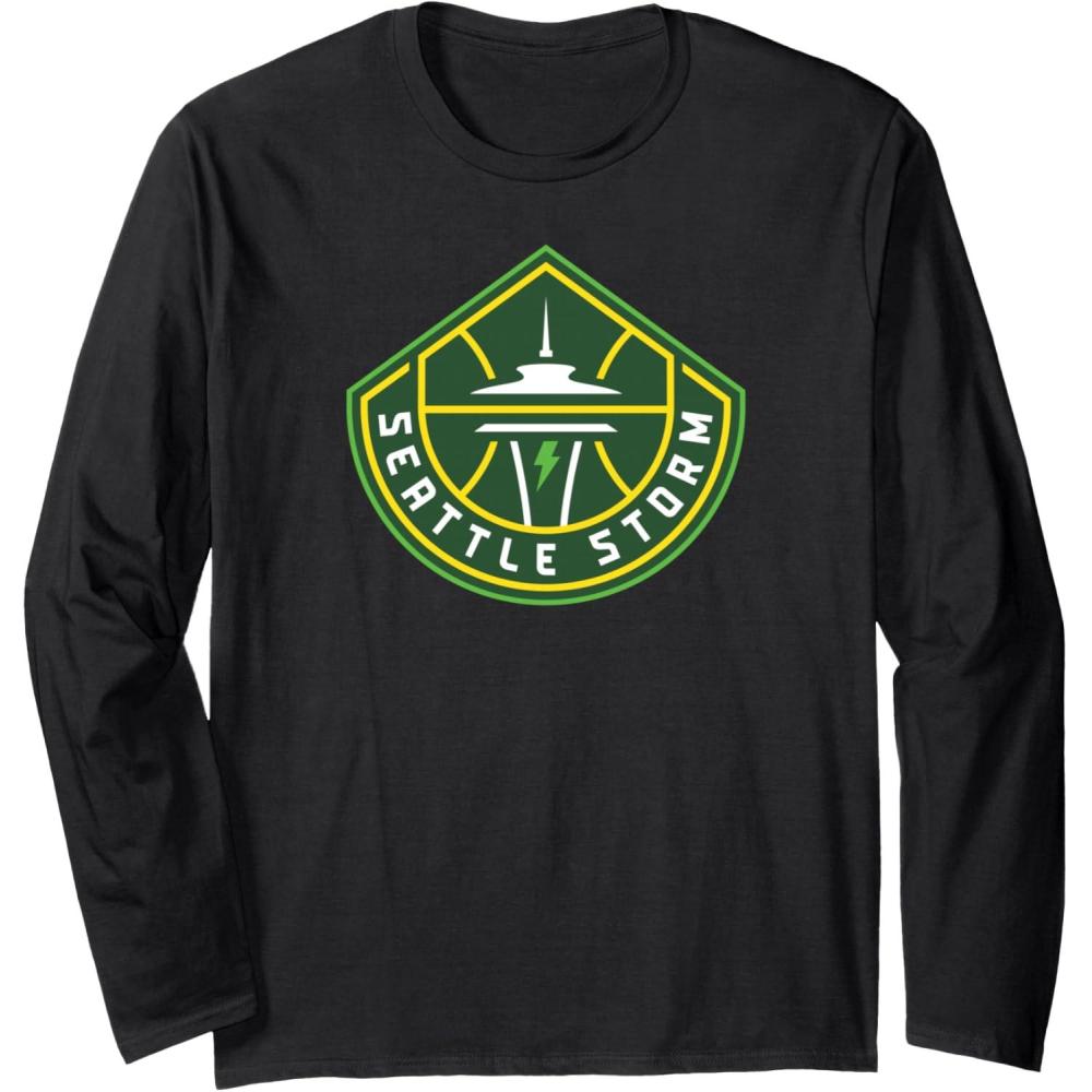 imageWNBA Seattle Storm Fan Base Long Sleeve TShirtBlack