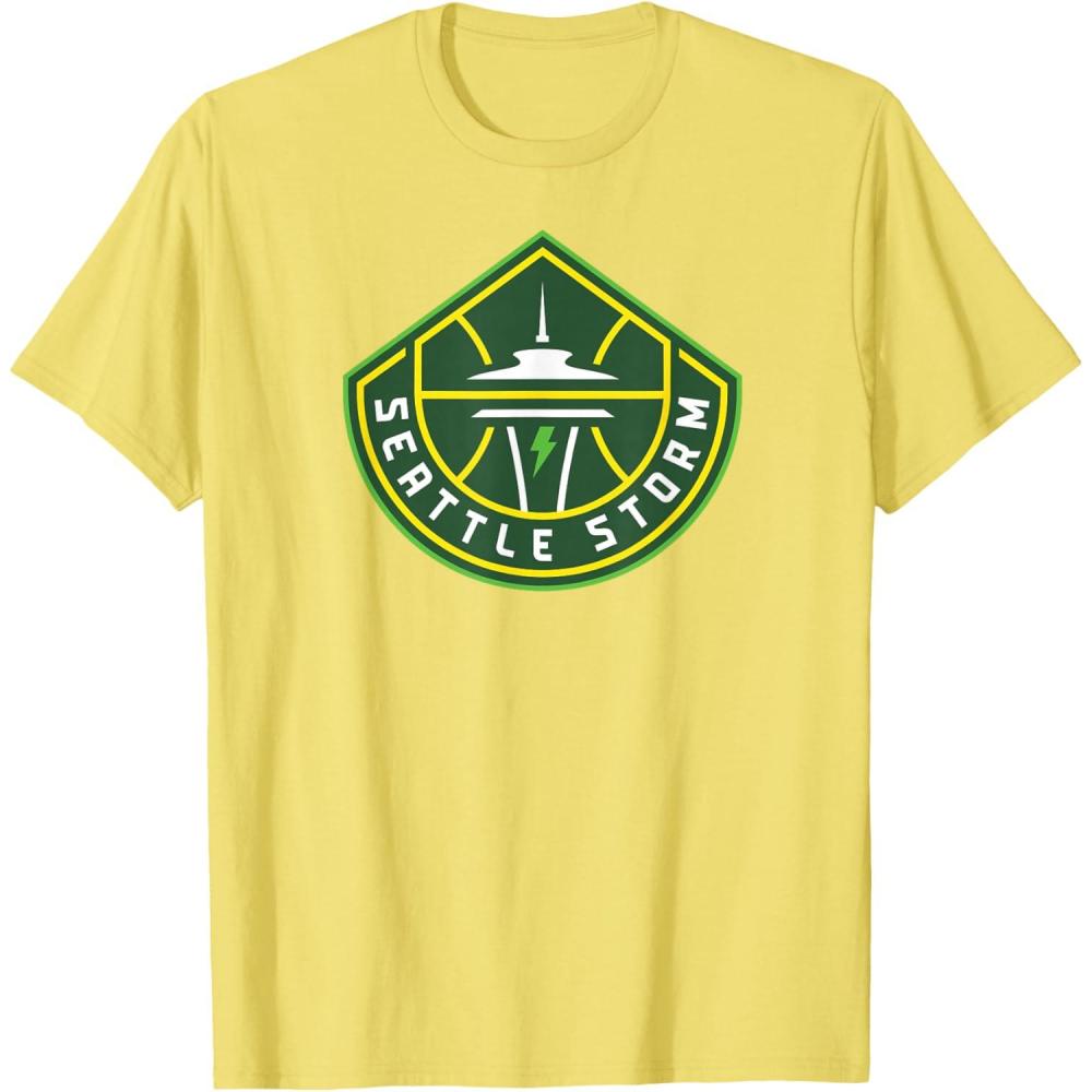 imageWNBA Seattle Storm Fan Base TShirtLemon Yellow