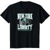 WNBA New York Liberty Home Court Midtown T-Shirt(Black)