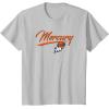 WNBA Phoenix Mercury Officially Licensed T-Shirt(Silver Grey)