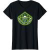 WNBA Seattle Storm Fan Base T-Shirt(Black)