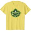 WNBA Seattle Storm Fan Base T-Shirt(Lemon Yellow)