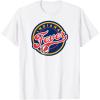 Indiana Fever WNBA Unisex-Adults & Kids Grey T-Shirt, Small, Short Sleeve, Round Neck, Loose Fit, Modern, Logo, Triblend, Sports Fan(White)