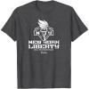 New York Liberty WNBA Team T-Shirt, Black, Women’s, Small, Short Sleeve, Crew Neck, Classic Fit, Cotton 60% Polyester 40%(Dark Heather Grey)