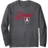 WNBA Atlanta Dream Officially Licensed Long Sleeve T-Shirt(Dark Heather Grey)