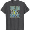 WNBA Chicago Sky Home Court Midtown T-Shirt(Dark Heather Grey)