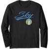 WNBA Chicago Sky Officially Licensed Long Sleeve T-Shirt(Black)