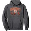 WNBA Connecticut Sun Courtside Pullover Hoodie(Dark Heather Grey)