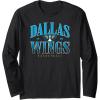 WNBA Dallas Wings Courtside Long Sleeve T-Shirt(Black)
