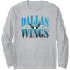 WNBA Dallas Wings Courtside Long Sleeve T-Shirt(Heather Grey)