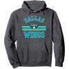 WNBA Dallas Wings Downtown Pullover Hoodie(Dark Heather Grey)