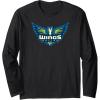 WNBA Dallas Wings Fan Base Long Sleeve T-Shirt(Black)