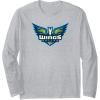 WNBA Dallas Wings Fan Base Long Sleeve T-Shirt(Heather Grey)