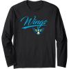 WNBA Dallas Wings Officially Licensed Long Sleeve T-Shirt(Black)
