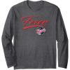 WNBA Indiana Fever Officially Licensed Long Sleeve T-Shirt(Dark Heather Grey)