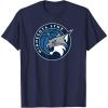 WNBA Minnesota Lynx Fan Base T-Shirt(Navy Blue)