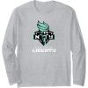 WNBA New York Liberty Fan Base Long Sleeve T-Shirt(Heather Grey)