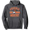 WNBA Phoenix Mercury Downtown Pullover Hoodie(Dark Heather Grey)