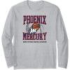 WNBA Phoenix Mercury Home Court Long Sleeve T-Shirt(Heather Grey)