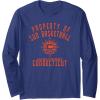WNBA Property Of Connecticut Suns Licensed Long Sleeve T-Shirt(Navy Blue)
