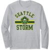 WNBA Seattle Storm Downtown Long Sleeve T-Shirt(Heather Grey)