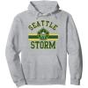 WNBA Seattle Storm Downtown Pullover Hoodie(Heather Grey)