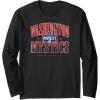 WNBA Washington MysticsCourtside Long Sleeve T-Shirt(Black)