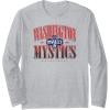 WNBA Washington MysticsCourtside Long Sleeve T-Shirt(Heather Grey)