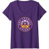 Womens WNBA Los Angeles Sparks Fan Base V-Neck T-Shirt(Purple)