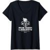 Womens WNBA New York Liberty Carry the Torch V-Neck T-Shirt(Black)