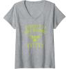 Womens WNBA Property Of Dallas Wings Licensed V-Neck T-Shirt(Heather Grey)