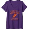 Womens WNBA Property Of Phoenix Mercury Licensed V-Neck T-Shirt(Purple)