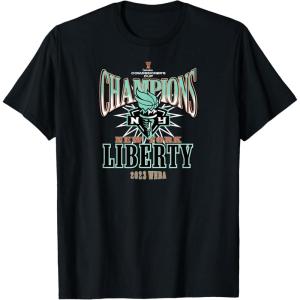 New York Liberty Commissioner’s Cup Champions Leaderboard T-Shirt(Black)