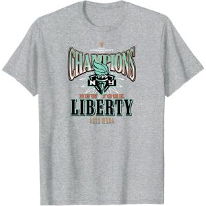 New York Liberty Commissioner’s Cup Champions Leaderboard T-Shirt(Heather Grey)