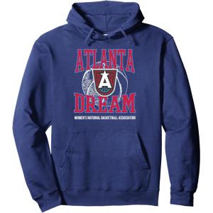 WNBA Atlanta Dream Home Court Pullover Hoodie(Navy Blue)