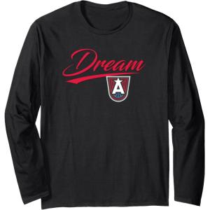 WNBA Atlanta Dream Officially Licensed Long Sleeve T-Shirt(Black)