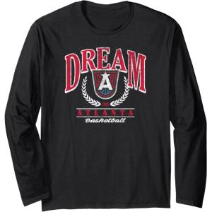 WNBA Atlanta Dream Top Class Long Sleeve T-Shirt(Black)