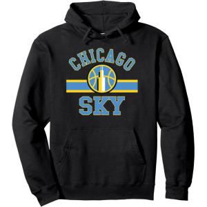 WNBA Chicago Sky Downtown Pullover Hoodie(Black)