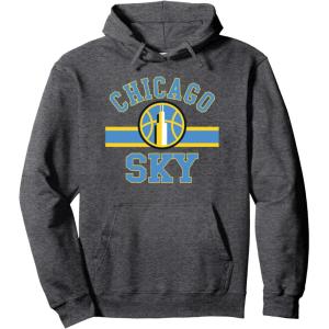 WNBA Chicago Sky Downtown Pullover Hoodie(Dark Heather Grey)
