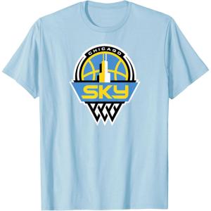 WNBA Chicago Sky Fan Base T-Shirt(Baby Blue)