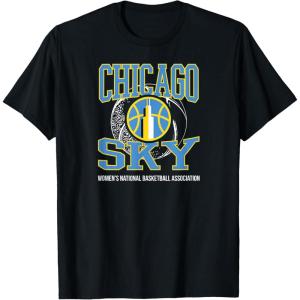WNBA Chicago Sky Home Court Midtown T-Shirt(Black)