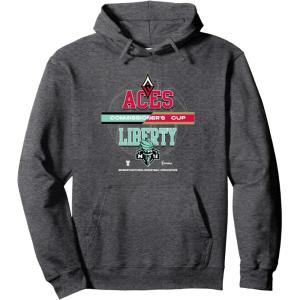 WNBA Commissioner’s Cup Main Event Pullover Hoodie(Dark Heather Grey)