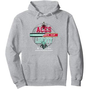 WNBA Commissioner’s Cup Main Event Pullover Hoodie(Heather Grey)