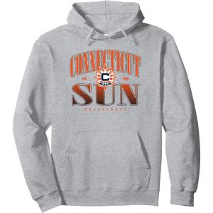 WNBA Connecticut Sun Courtside Pullover Hoodie(Heather Grey)