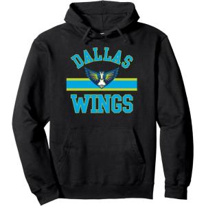 WNBA Dallas Wings Downtown Pullover Hoodie(Black)