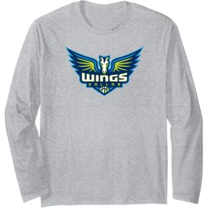 WNBA Dallas Wings Fan Base Long Sleeve T-Shirt(Heather Grey)