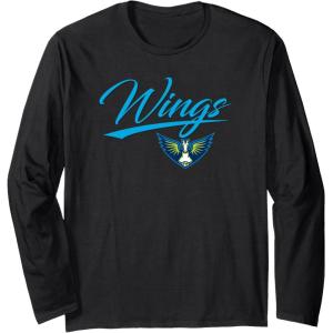 WNBA Dallas Wings Officially Licensed Long Sleeve T-Shirt(Black)