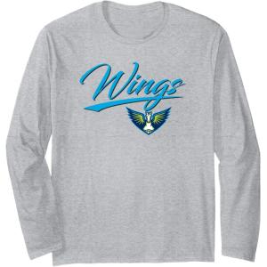 WNBA Dallas Wings Officially Licensed Long Sleeve T-Shirt(Heather Grey)