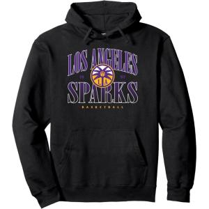 WNBA Los Angeles Sparks Courtside Pullover Hoodie(Black)