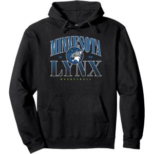 WNBA Minnesota Lynx Courtside Pullover Hoodie(Black)